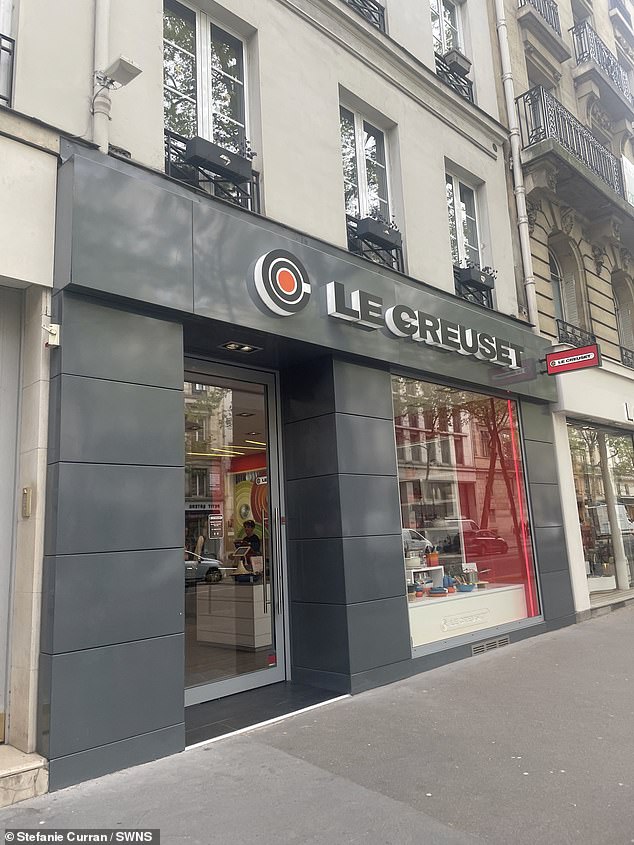The Tootbus also allowed Stefanie to visit her favorite store, French luxury kitchen store Le Creuset, as well as see the Champs-Elysees.