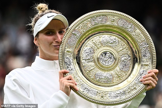 Vondrousova became the first Wimbledon women's singles champion last year.