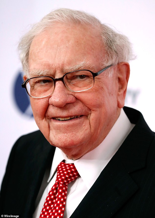 But still, Columbia business school graduate Warren Buffet, pictured here in December 2017, has not made any public comments about the chaos on campus.