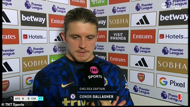 Chelsea captain Conor Gallagher defended his team in response to a question about the poster, insisting his teammates 