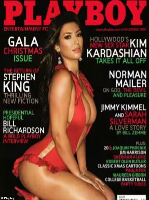 Kanye urged Kylie Jenner's former assistant Victoria Villarroel: 'Don't let Kris force you to be a playboy like she made Kyle and Kim do';  Kim appeared on the cover of Playboy in 2007.