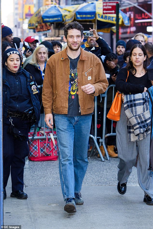 Zendaya's Challengers co-star Josh O'Connor looked casual while out and about in New York City on Tuesday.