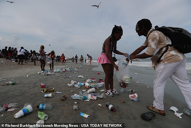 The Orange Crush event caused costs estimated at $220,000 in the small resort town of Tybee Island.