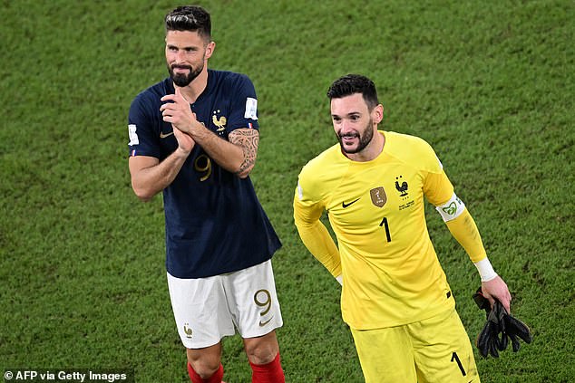 The 38-year-old, who has scored 276 goals in almost 700 career club appearances, will join former teammate and France goalkeeper Hugo Llloris in Los Angeles.  Both seen at the 2022 World Cup
