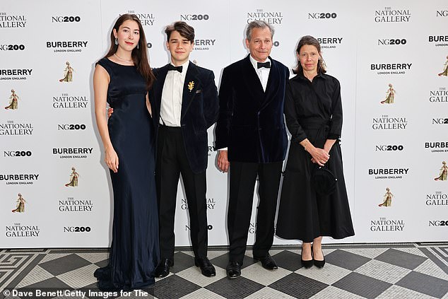 Samuel Chatto, Daniel Chatto and Lady Sarah Chatto attend 'The Alchemist's Feast', the inaugural summer party and fundraiser for the National Gallery's Bicentenary campaign.