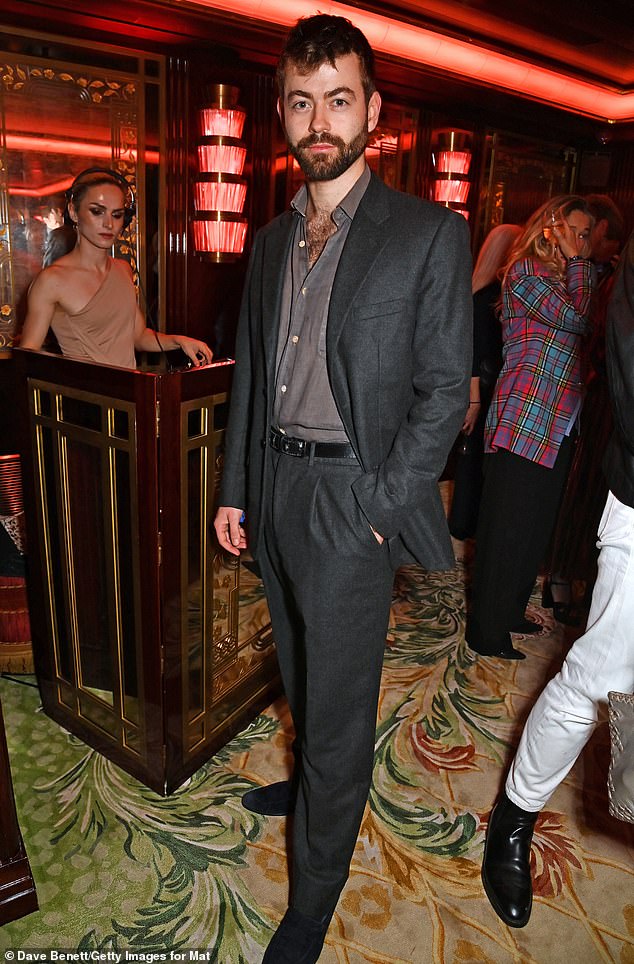 Cassius Taylor attends a party hosted by MATCHES to celebrate the launch of Ben Cobb's exclusive collection for Tiger of Swedish at George Club on November 8, 2023.