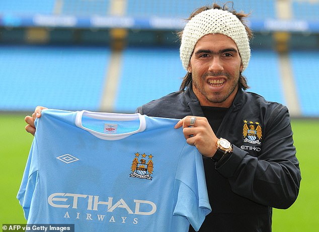 The striker signed for Manchester City in 2009 and won the title in the 2011-12 season.