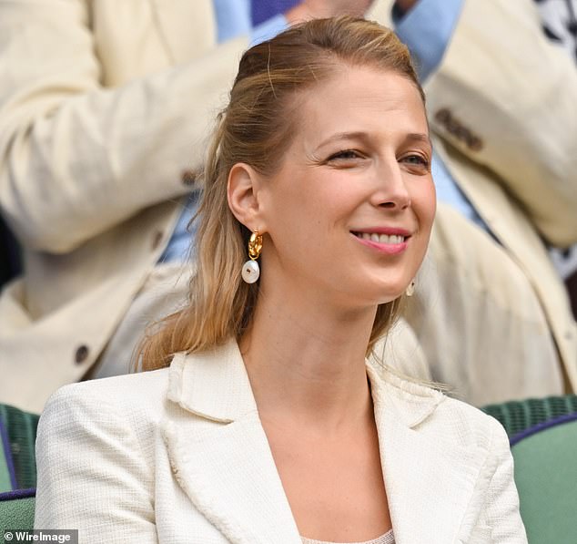 Lady Gabriella Windsor attending day eight of the Wimbledon tennis championships in July 2022
