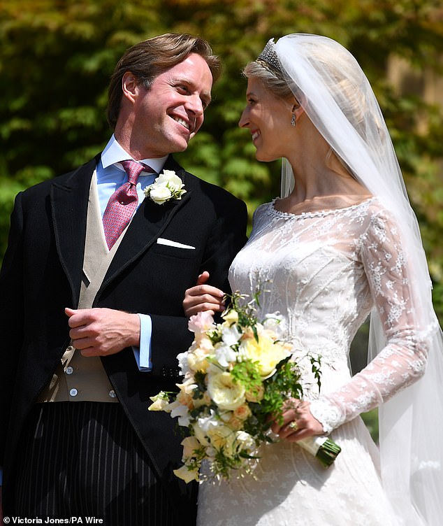 Kingston and Lady Gabriella, known as Ella, were married at St George's Chapel, Windsor, in 2019.