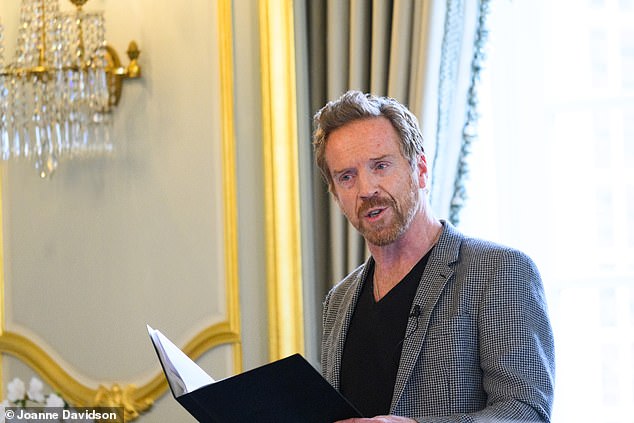 The actor and musician was present to read selected poems at the United States Ambassadors Residence.