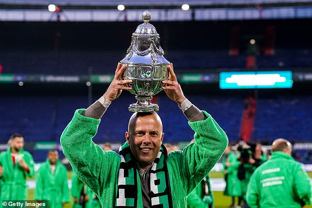 Slot led Feyenoord to the Dutch Cup last weekend after winning the league title last season.