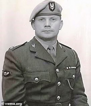 Mr. von Berg during his military service