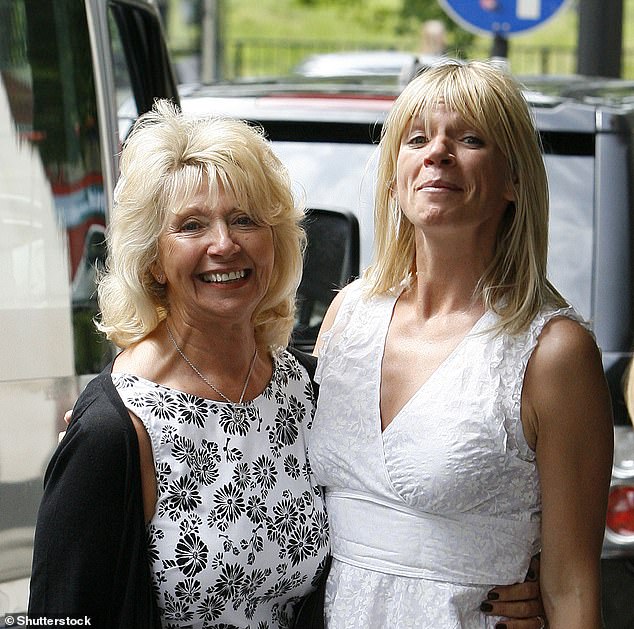 The BBC Ball presenter is pictured with her mother Julia at the Dorchester Hotel in London in 2011.