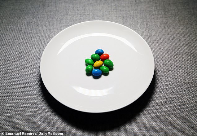One serving of M&M's equals only nine candies