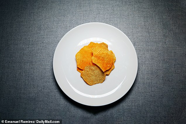 The serving size of the popular baked potato chips is only 11 pieces.