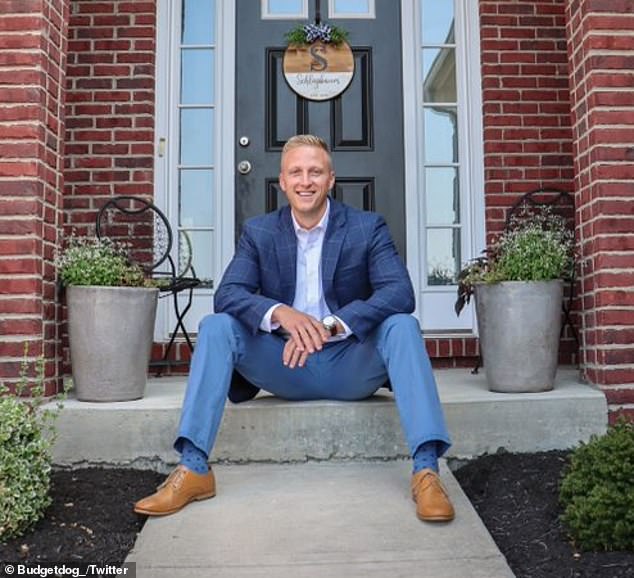 He had about $10,000 in his bank account when he was in college, but the money guru (recently seen in front of his house) explained that he started racking up student loan debt.