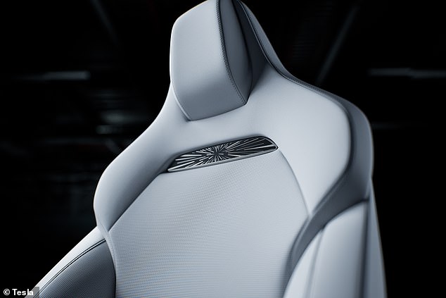 The interior is different from the other Model 3 interiors: it has special sports seats that are designed to improve the driver's stability.
