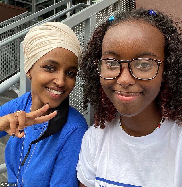 Omar has supported her daughter following her arrest and suspension, praising Hirsi in a social media post.