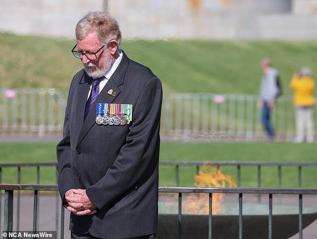 RSL Victoria president Dr Robert Webster (pictured) said protesters are 