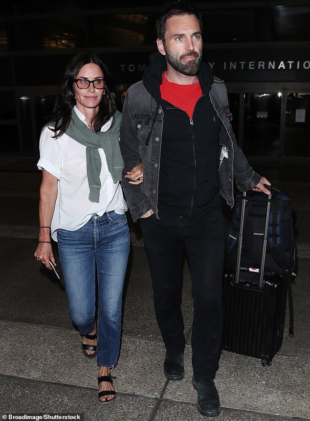 Courteney and Johnny seen a year before they broke up because Johnny was 