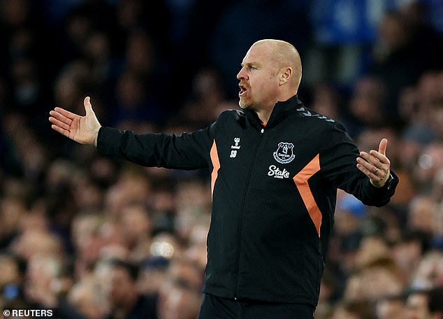 Sean Dyche (above) has managed almost 550 games at Watford, Burnley and Everton.