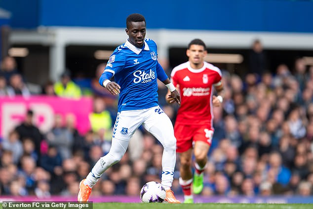 Liverpool lacked creativity in midfield from the start, and much of that was down to Idrissa Gana Gueye (pictured above).