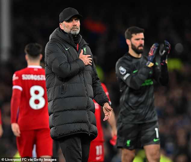 Carragher suggested Liverpool now need to focus on ending Jurgen Klopp's time at the top