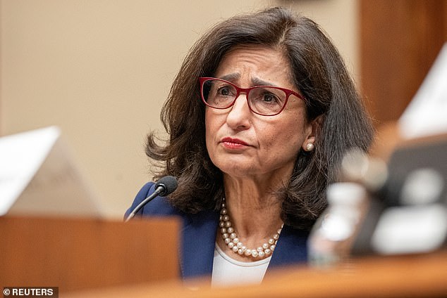 Columbia University President Minouche Shafik called on the New York police to clear the encampment of protesters.