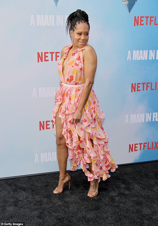 Also arriving on the red carpet are executive producers and sisters Regina King and Reina King, with the former also directing three of the six episodes.