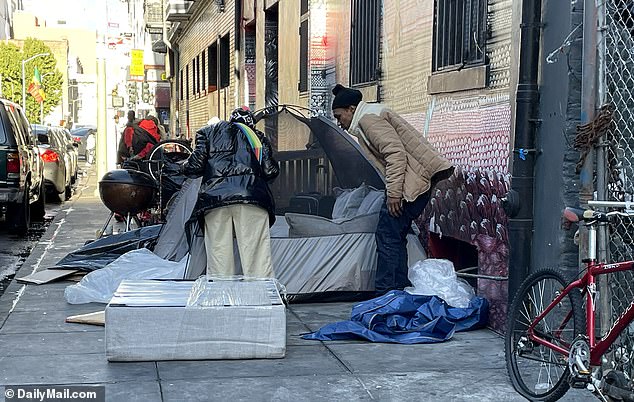 The Tenderloin, located in downtown San Francisco, has a reputation for crime and has some of the highest levels of homelessness and illicit activity in the crime-ridden city.  It is the center of the fentanyl crisis in San Francisco