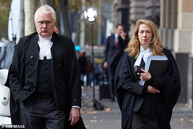 Walker (left) is known as one of Australia's top lawyers and has appeared before motorcyclists, politicians and sports stars in headline-grabbing legal battles.