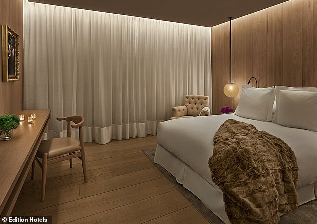 Marriott International CEO Tony Capuano says he has stayed at the London Edition hotel (pictured), a luxury boutique hotel designed by Ian Schrager, and says he still hasn't figured out how the fancy light switches work of the hotel.