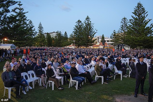 Dawn Services saw huge crowds in Australia and New Zealand this year (pictured, Coogee Service, Sydney)