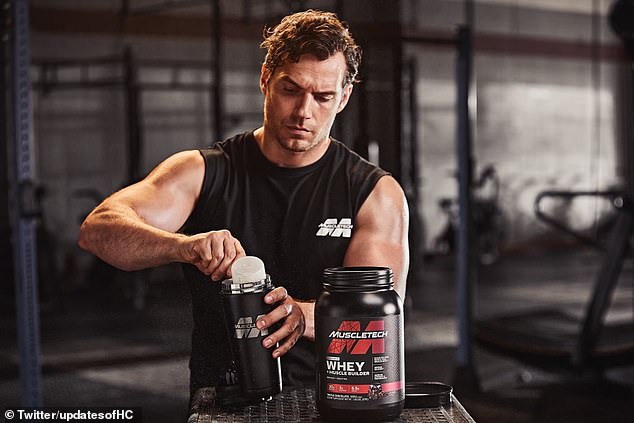 Actor Henry Cavill, known for his rock-like body, has teamed up with protein powder company MuscleTech for a 2022 campaign.