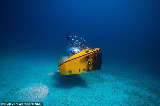 According to Triton, the submarine's expansive window uses a patent-pending blend of acrylics, allowing for strong but 
