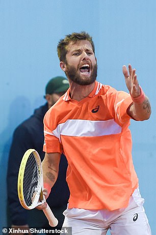 Moutet was left out of the Madrid Open on Wednesday