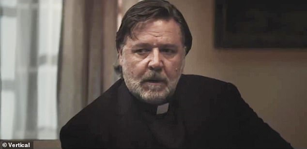 In it, the Oscar winner once again wears the collar, this time as actor Anthony Miller, who takes on the role of priest after the death of his predecessor.