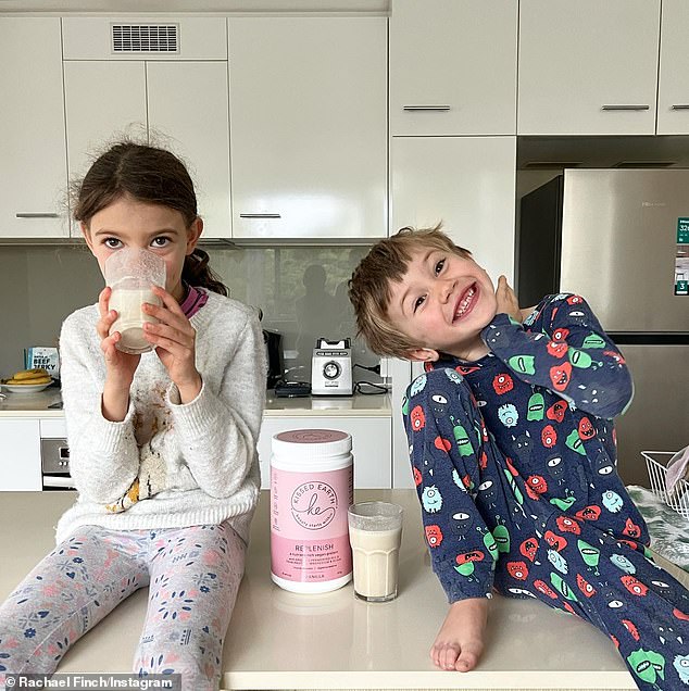 The doting mother often shares her healthy home-cooked meals on Instagram, but has been forced to repeatedly respond to wild accusations about her children's nutrition from trolls.
