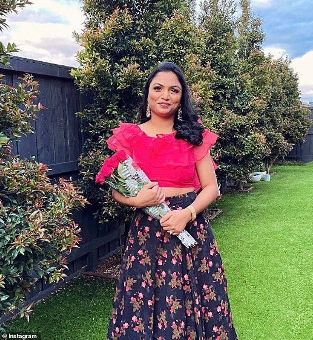 Chaithanya 'Swetha' Madhagani's body was found in a green wheelie bin on Mount Pollock Road in Buckley, west of Geelong, Victoria, at 12pm on March 8.