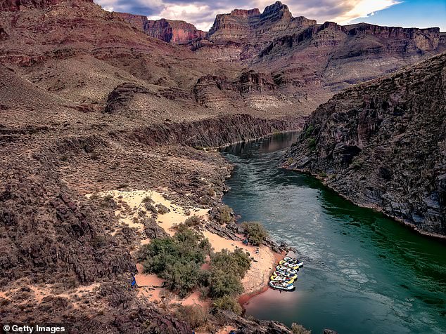The sixth longest river in the US, the Colorado River stretches 1,500 miles and its fierce rapids make rafting a common activity.