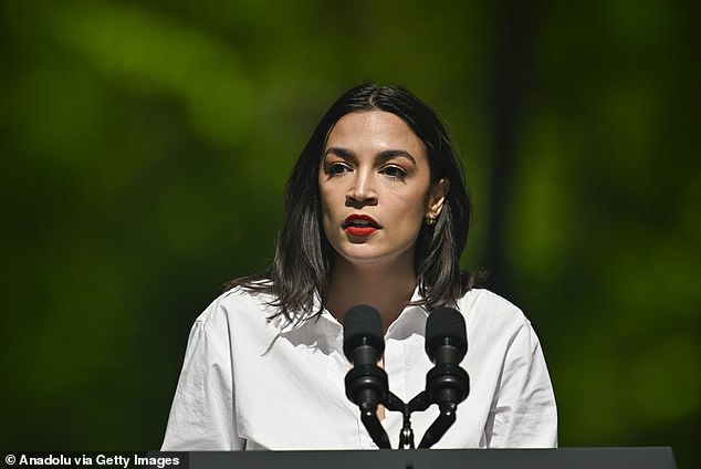 Rep. Alexandria Ocasio-Cortez sharply criticized the NYPD for deploying counterterrorism units to confront pro-Palestinian protesters at Columbia University.