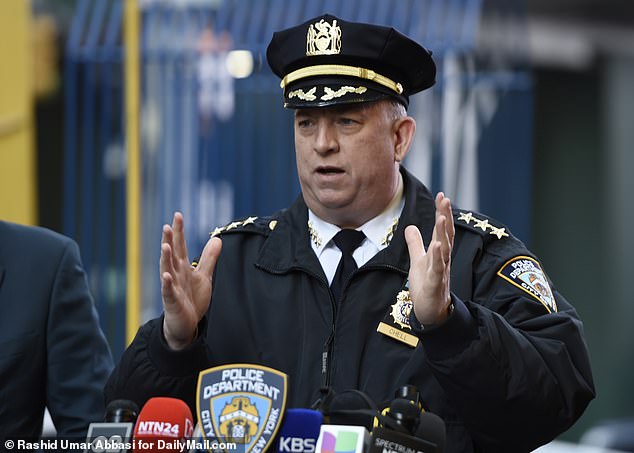 NYPD Chief of Patrol John Chell responded to Ocasio-Cortez's criticism by inviting her to come to Columbia University and New York University itself to hear her 