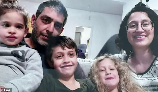Abigail's parents, Roy Edan, 43, and Smadar Edan, 40, were shot dead when Hamas militants stormed their kibbutz in southern Israel; her brother and her sister hid in a closet
