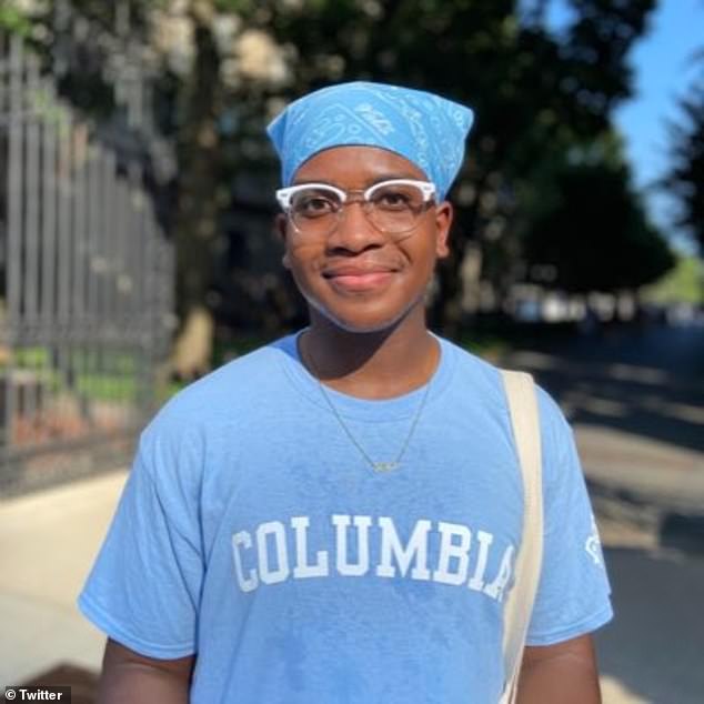 Khymani James is a rising senior at Columbia University with a long resume of activism.
