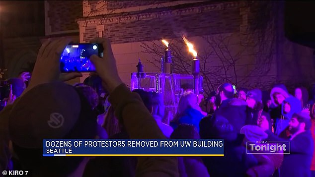 Dozens of protesters were kicked out of the University of Washington building as pro-Palestinian protests continue to unfold across the country.
