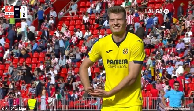 The Villarreal forward missed the birth of his daughter and scored the winning goal in the 92nd minute