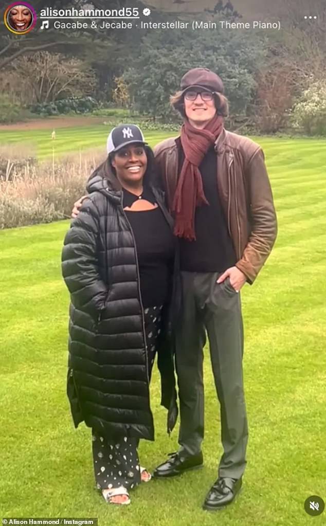 Meanwhile, Alison is said to have a new life after finding love with handsome 6ft 10in model David Putman, who is 23 years her junior and also a masseuse.