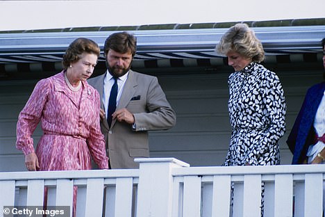 Queen Elizabeth shared an awkward encounter at a polo match with Princess Diana in 1985.
