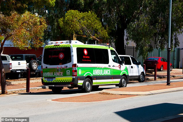 Ten people, including staff and clients, were taken by ambulance from St John to Northam Regional Hospital: seven women, two teenagers and one man (file image)