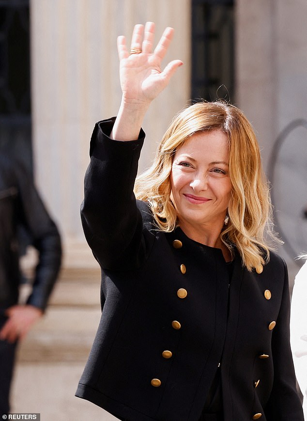 Italian Prime Minister Giorgia Meloni. Meloni and her government helped the baby travel to Rome for life-saving surgery.